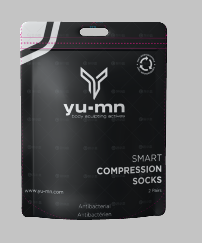 Pair of YU-MN odor-resistant socks for men and women
