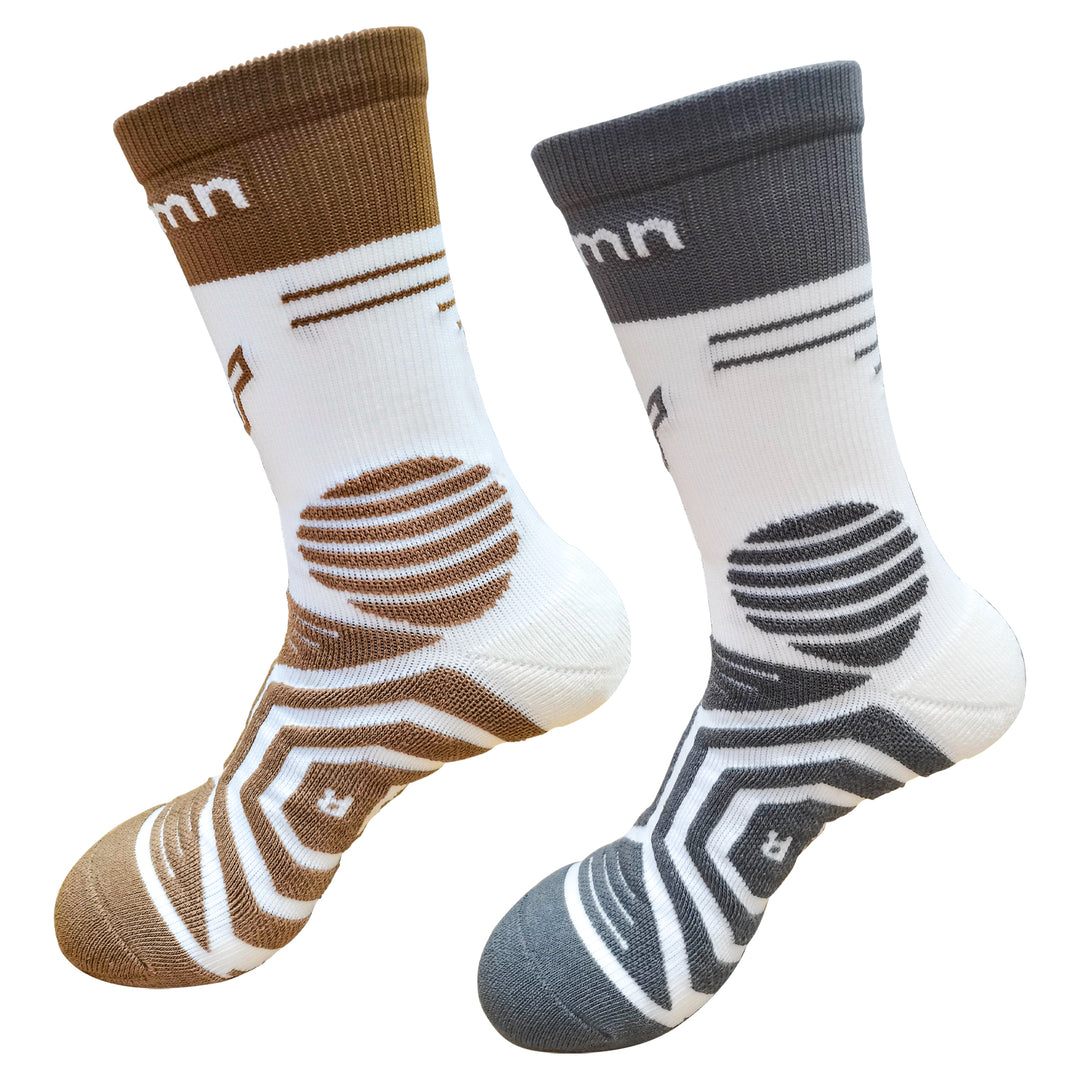 YU-MN SMART Antibacterial Compression Socks 2-Pack – odor-free fitness socks