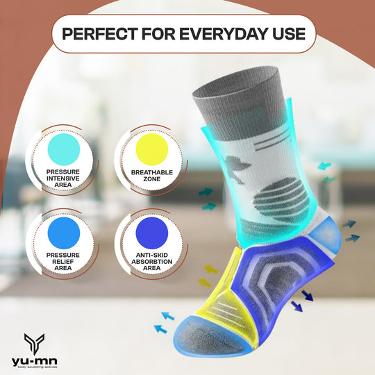 YU-MN SMART Compression Socks improving blood circulation and comfort