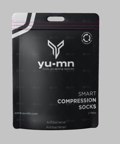 YU-MN SMART SOCKS - ANTIBACTERIAL COMPRESSION - Yu-mn