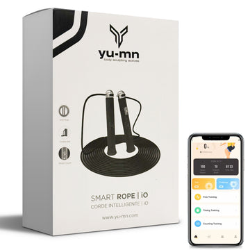 YU-MN SMART ROPE iO – Bluetooth Fitness Jump Rope with Motion Sensors, LCD Display & App Tracking | Indoor & Outdoor Cardio Trainer (Available in Canada)