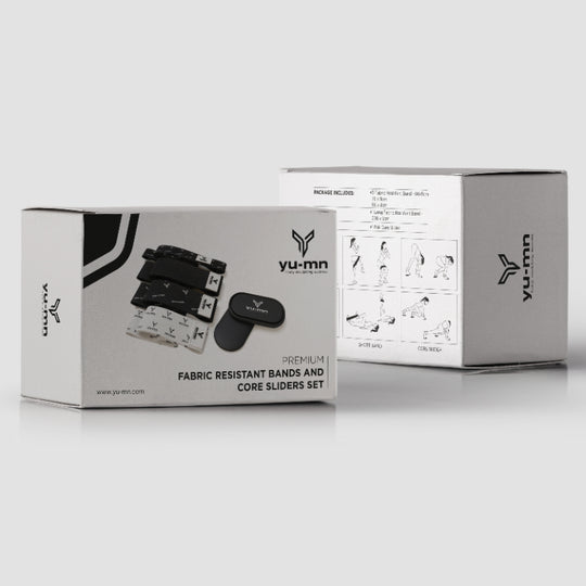 Yu-mn Premium Resistant Bands Set & FREE Core Sliders - Yu-mn